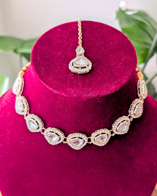 Krutika Polki Choker Necklace