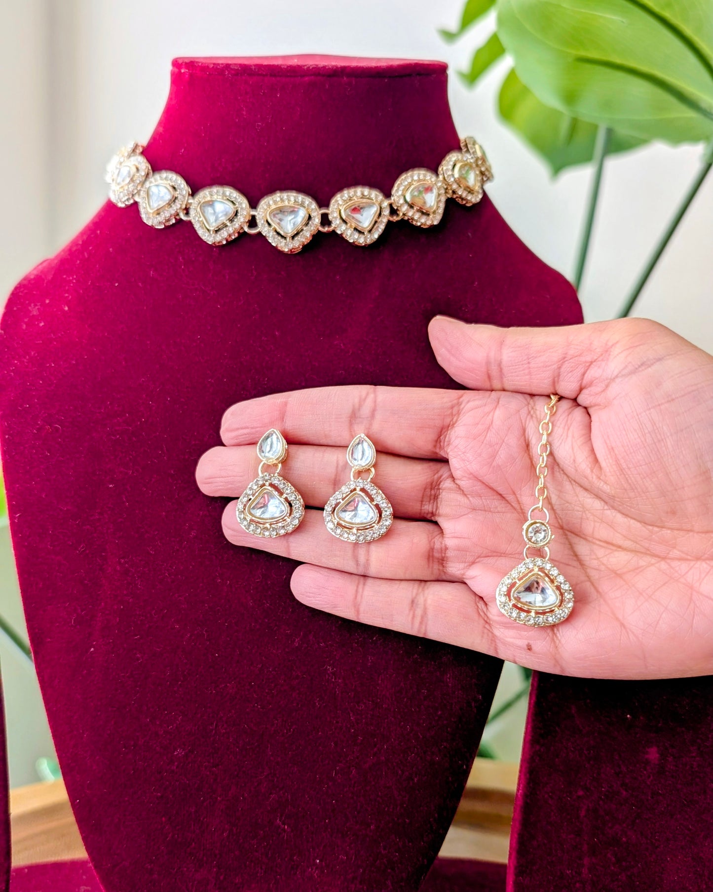 Krutika Polki Choker Necklace