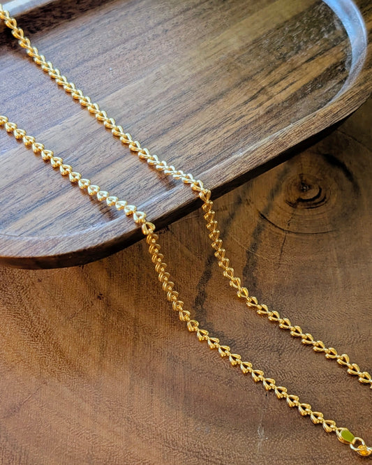 Dainty Golden Anklets