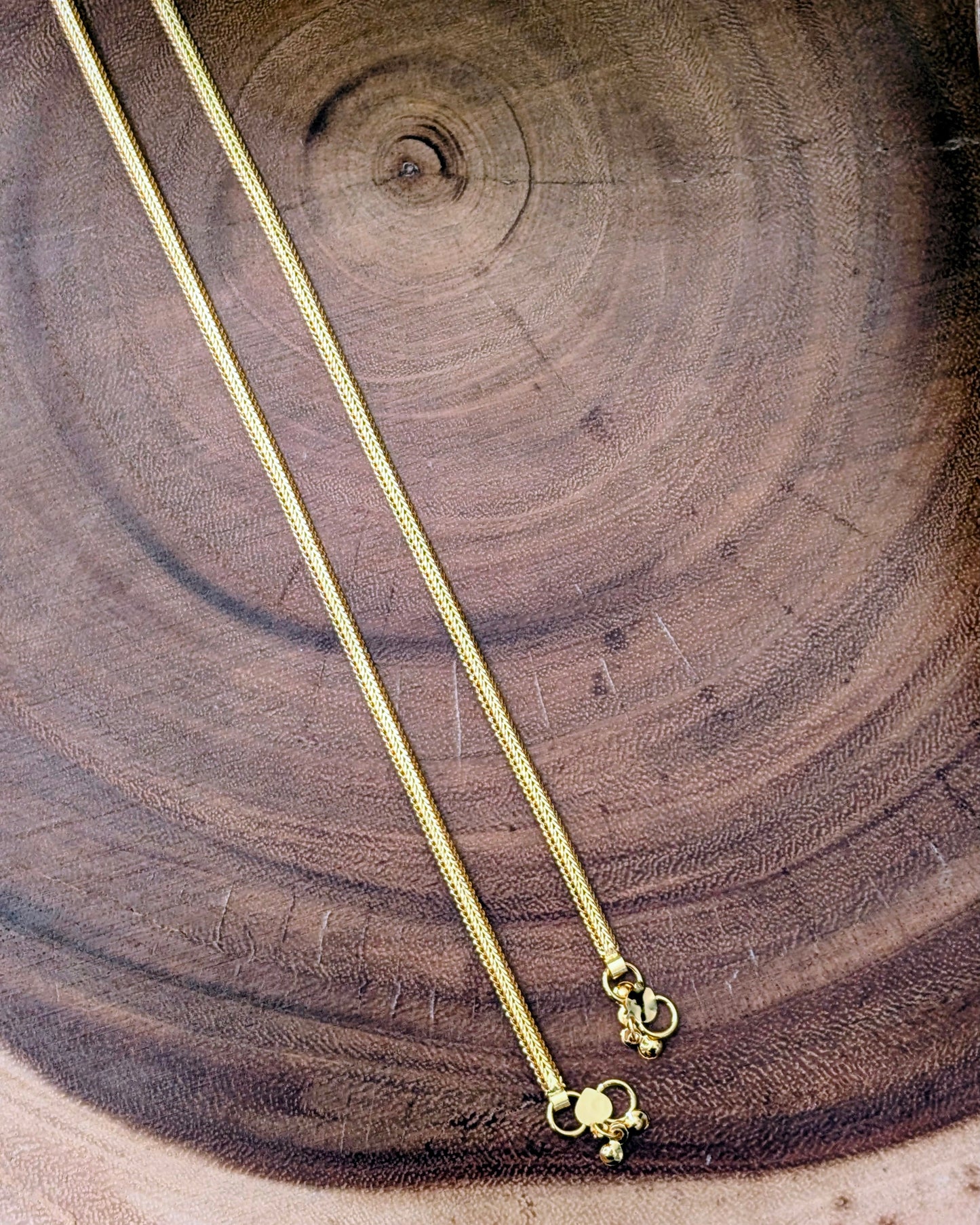 Shipra Golden Anklets
