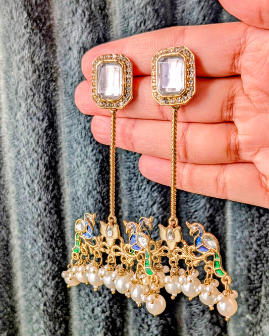 Tripti Danglers - White