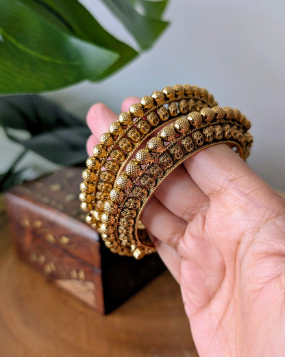 Premium Heritage Bangles in Gold Plating