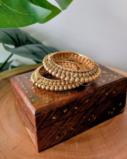 Premium Heritage Bangles in Gold Plating