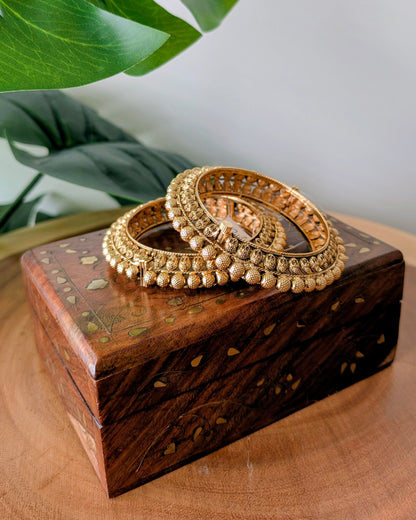 Premium Heritage Bangles in Gold Plating