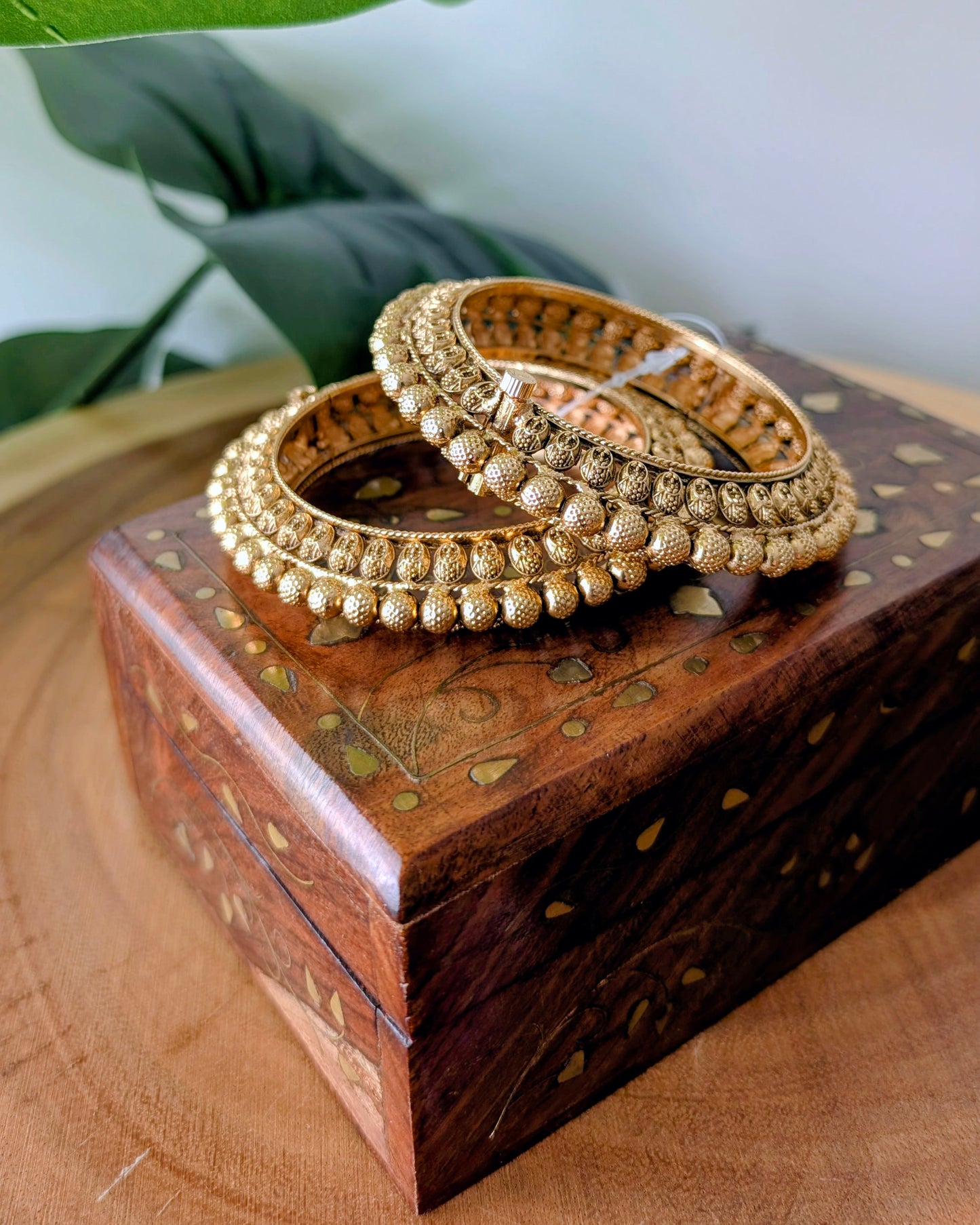 Premium Heritage Bangles in Gold Plating