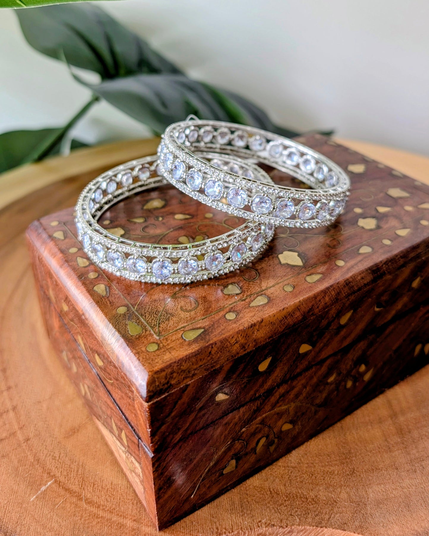 Lightweight Silver AD Bangles