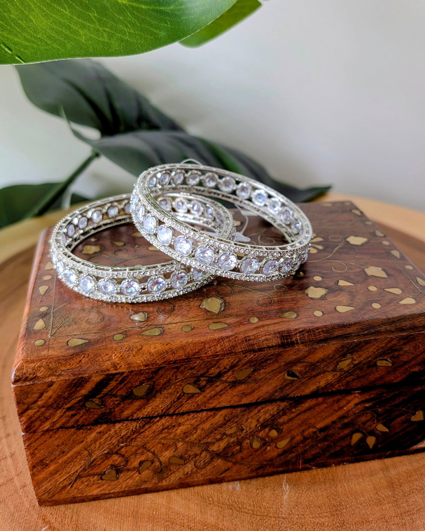 Lightweight Silver AD Bangles