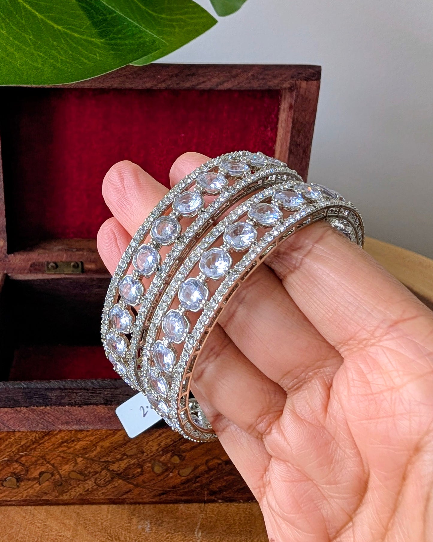 Lightweight Silver AD Bangles