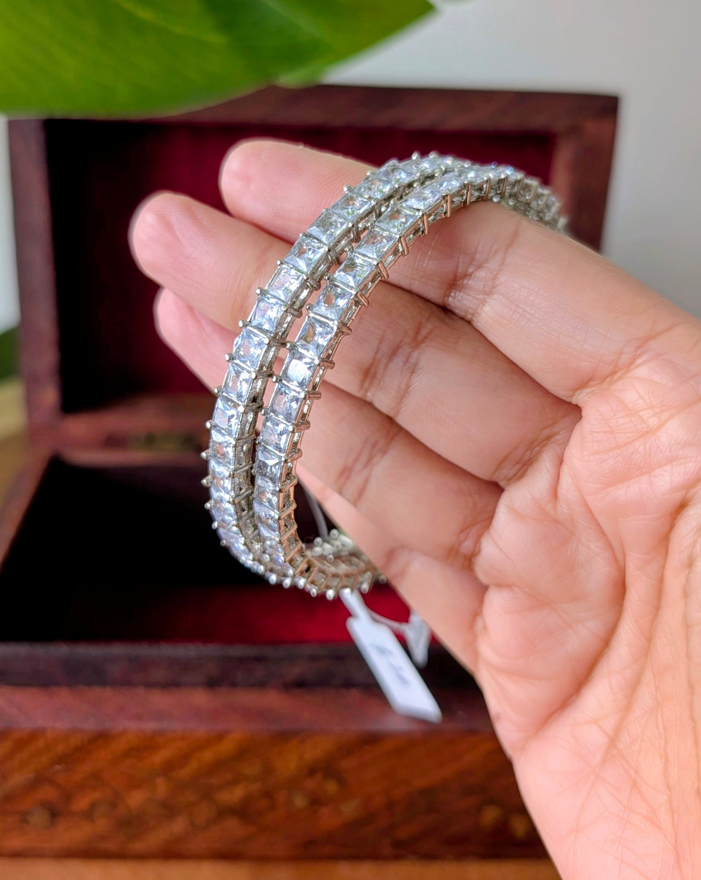 Lightweight Silver AD Bangles