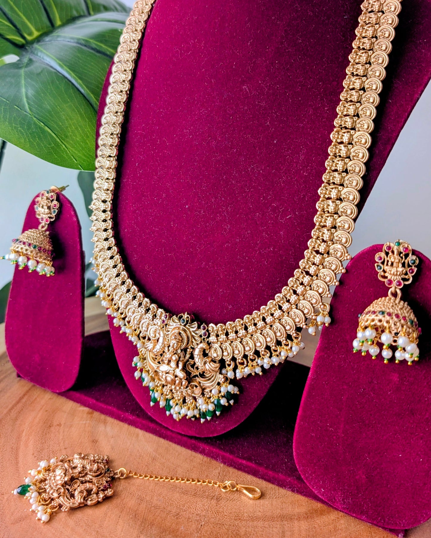 Surya Traditional Long Haram Necklace
