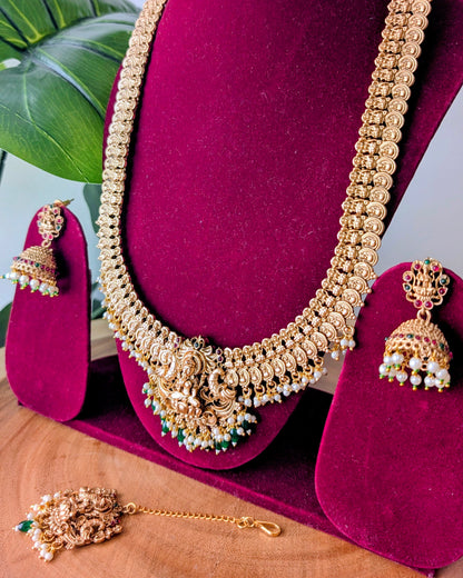 Surya Traditional Long Haram Necklace