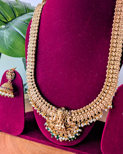 Surya Traditional Long Haram Necklace