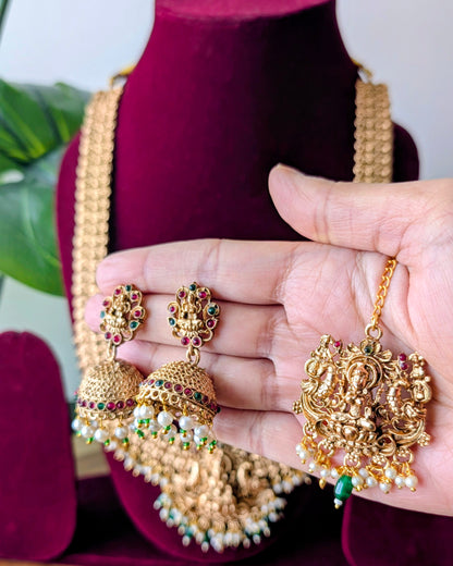 Surya Traditional Long Haram Necklace