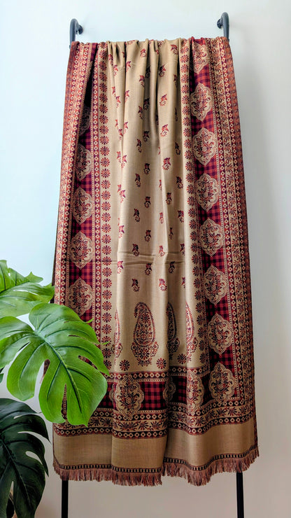Reversible Woolen Shawl