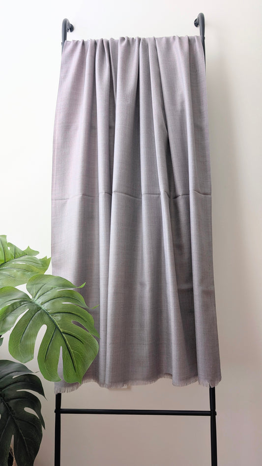 Plain Shawl - Light Gray