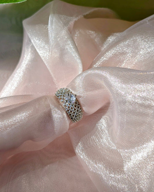 Mona AD Silver Ring