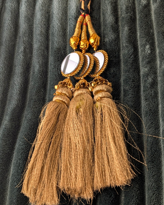 Punjabi Parandi - Golden & Mirror