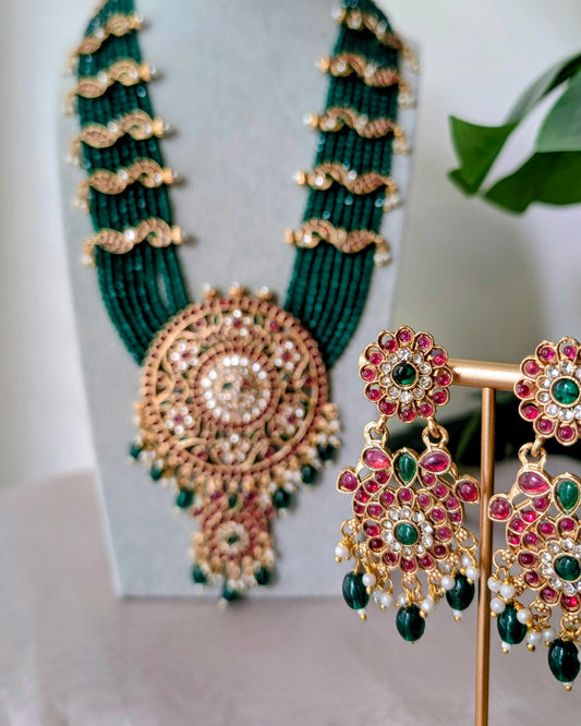 Premium Kemp Bird Design Long Haram Set