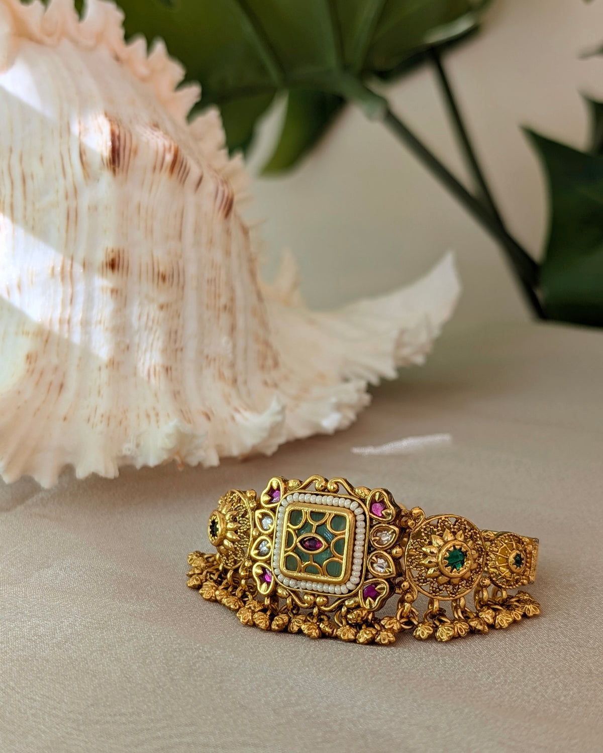 Statement Design Aanchal Golden Heritage Bracelet