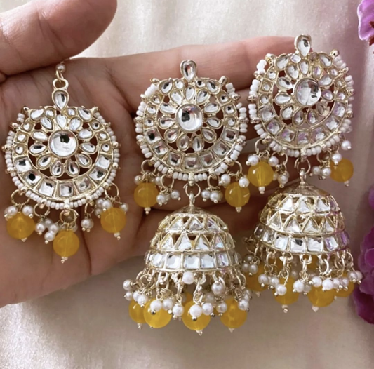 Jhumki Tikka Set