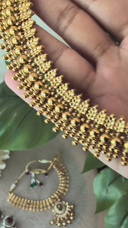 Ramya Temple Design Golden Necklace