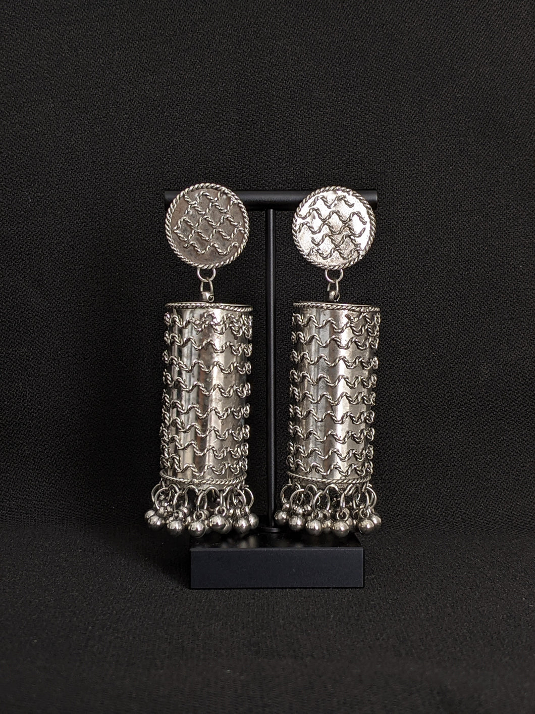 oxidized silver earrings, oxidized silver jewelry, indian jewelry, jewelry for women, earrings, earring for women,  indian earrings, casual earrings, silver earrings