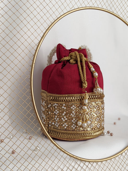 Red Potli Bag