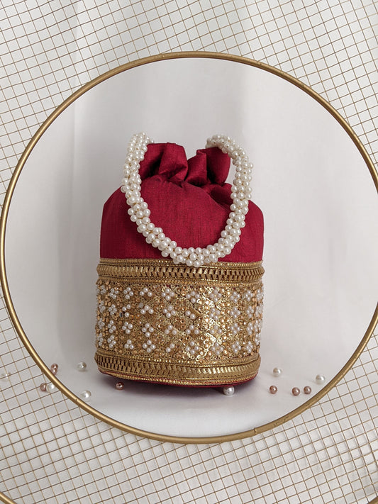 Red Potli Bag