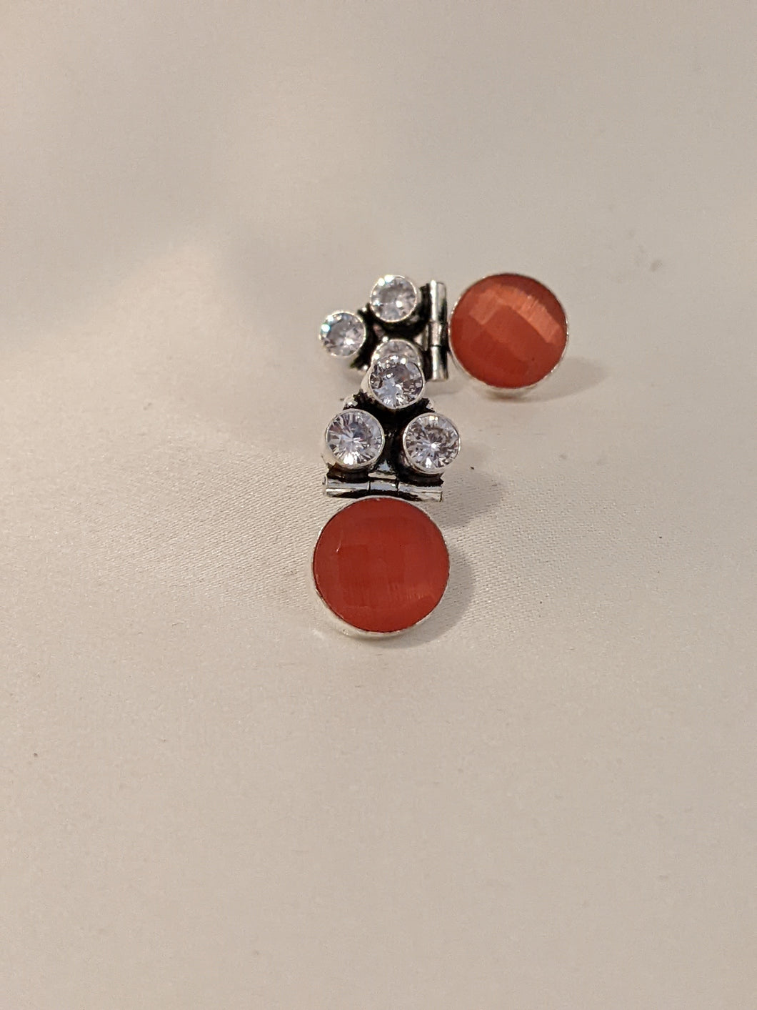 drop earrings, indian earrings, casual earrings, pink earrings