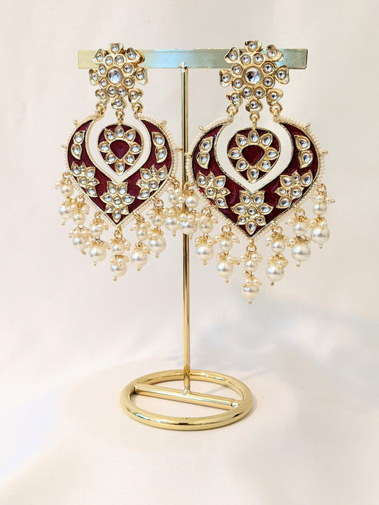 Sasha Earrings - Red