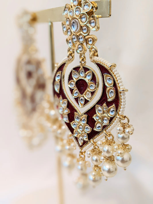 Sasha Earrings - Red