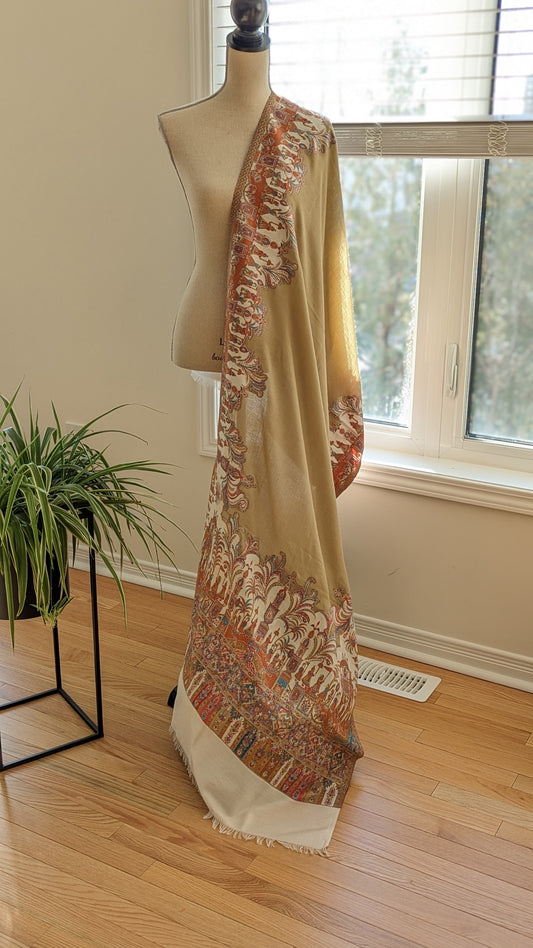 Jalsa Stole - Beige