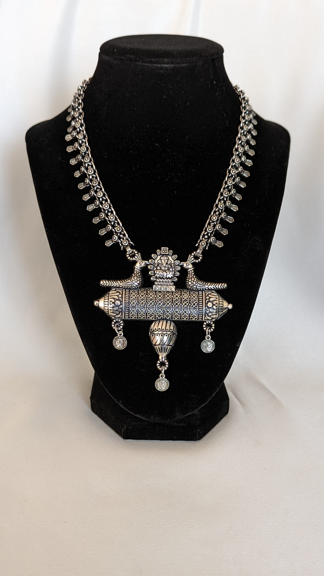 Silver Necklace - Ganesha