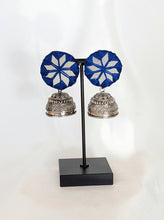 Load image into Gallery viewer, Blue Mirror Earrings
