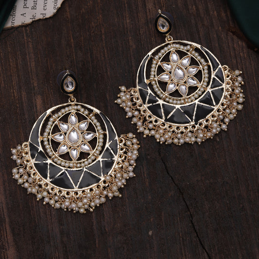 Sana Chaandbali - Black