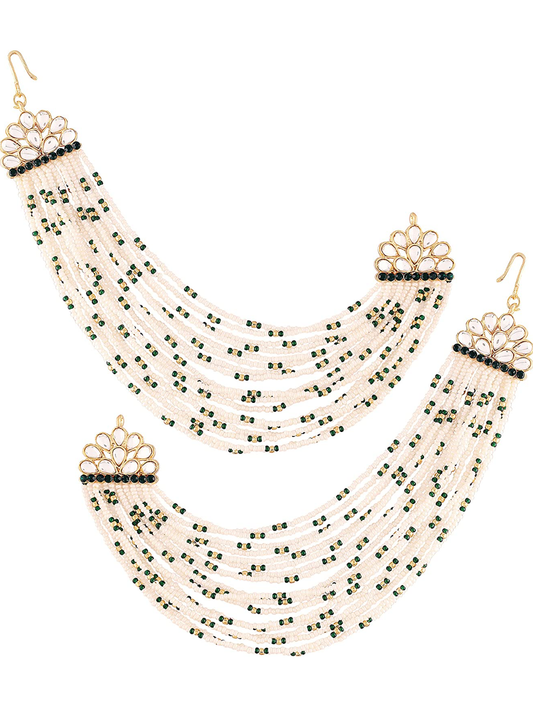 Simran Earrings - Green