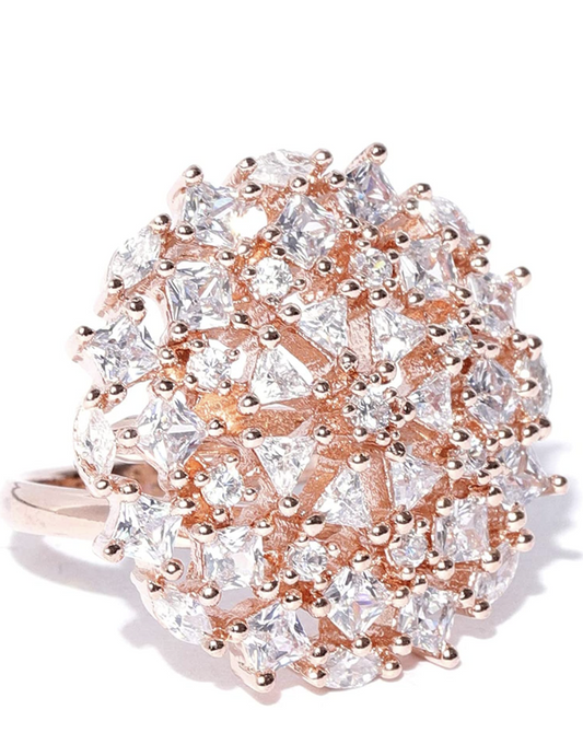 Round Zircon Ring